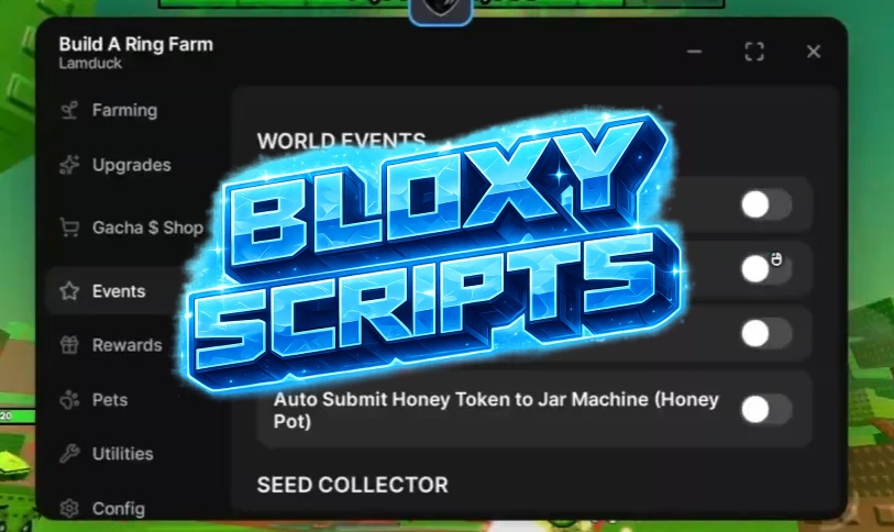 NO KEY Build A Ring Farm Script - Auto Farm, Auto Sell, Auto Honey GUI