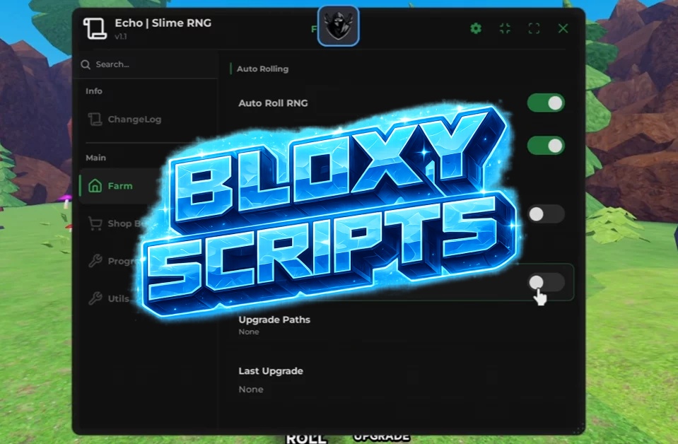 Slime RNG Script Best NO KEY Echo Hub - Auto Farm, Max Luck, Instant Roll, Auto Upgrade