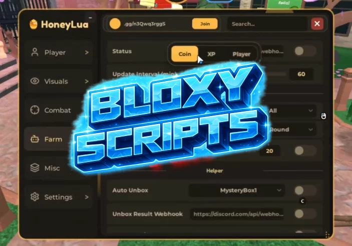Murder Mystery 2 Script (HoneyLua Hub) - Auto Farm XP, Auto Unbox, ESP